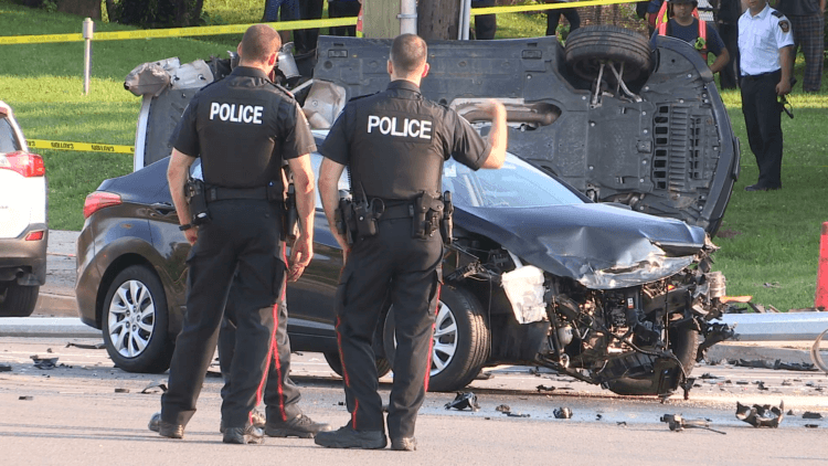 shocking news: Travis Kelce and Patrick Mahomes just got involved in a car accident. Wait, a policeman who was.